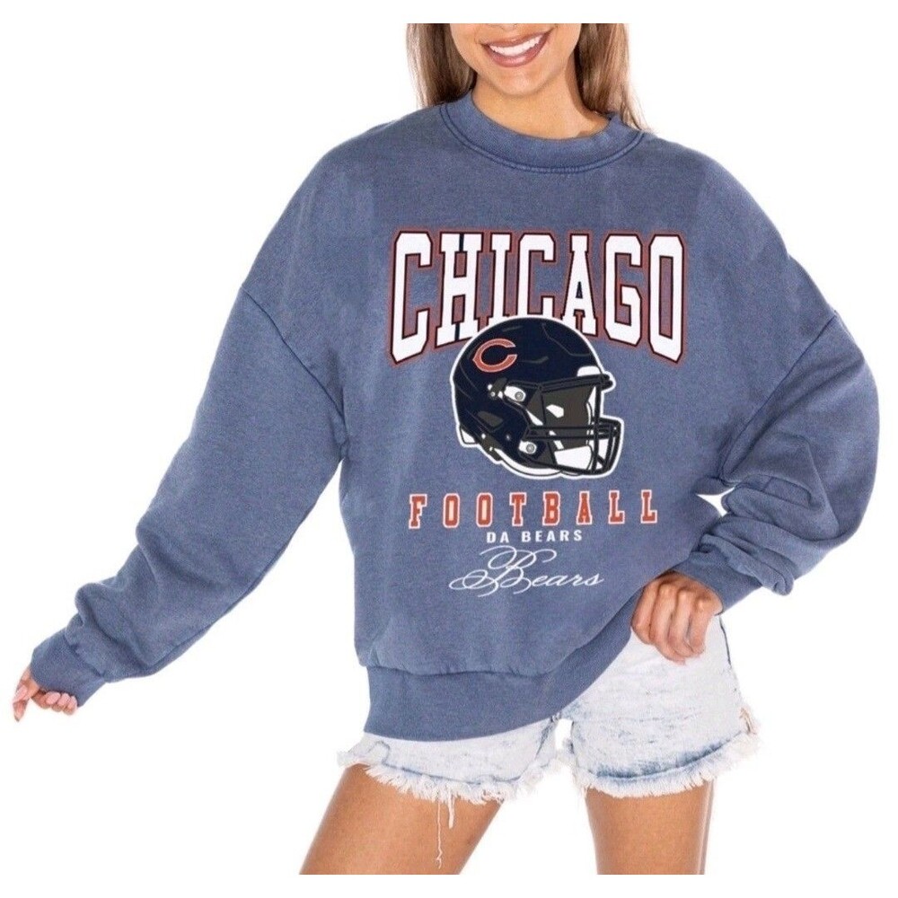 Gameday Couture Chicago Bears Oversized Sweatshirt (Size 2XL) NFL Apparel New!